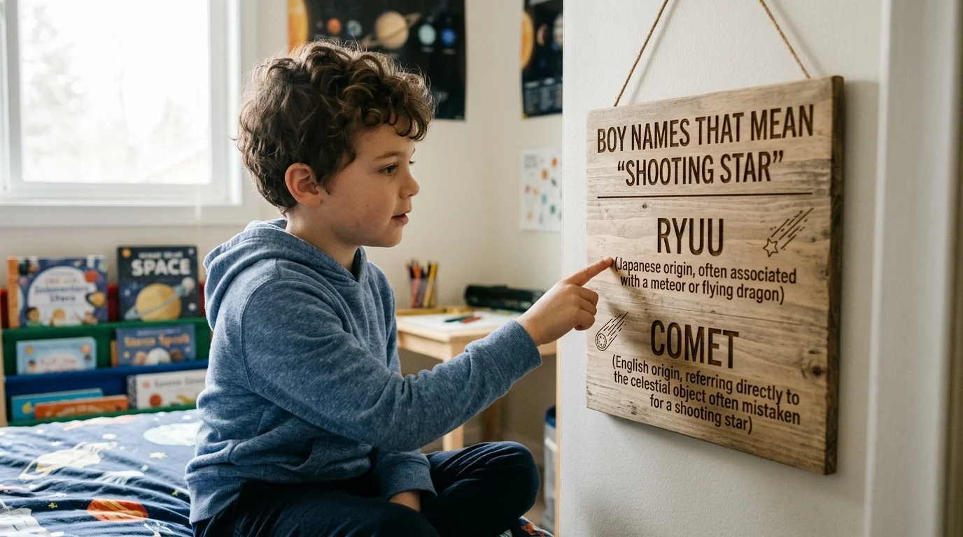 Boy Names That Mean Star or Celestial Light