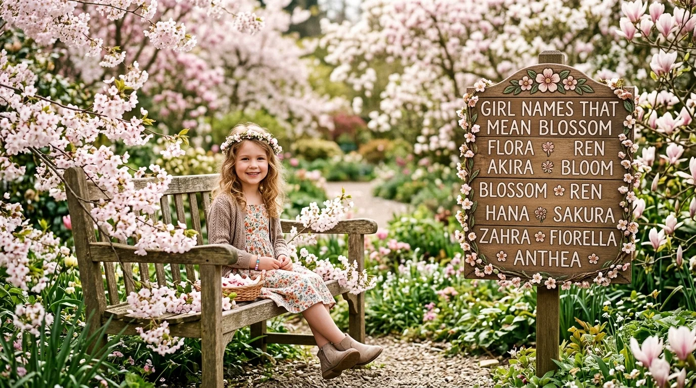 Girl Names That Mean Blossom or Bloom