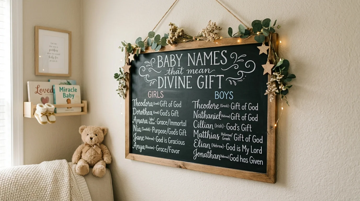 Girl Names That Mean Divine Gift