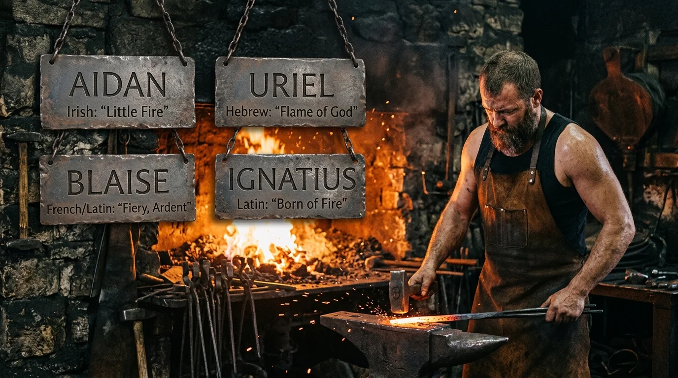Male Names That Mean Fire or Inferno