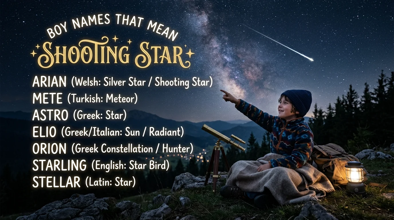 Modern Celestial Boy Names