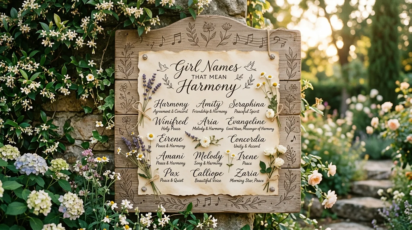 Modern Girl Names with Harmonious Meanings