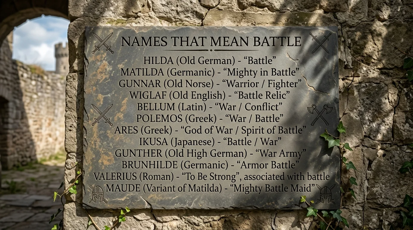 Names That Mean Battle