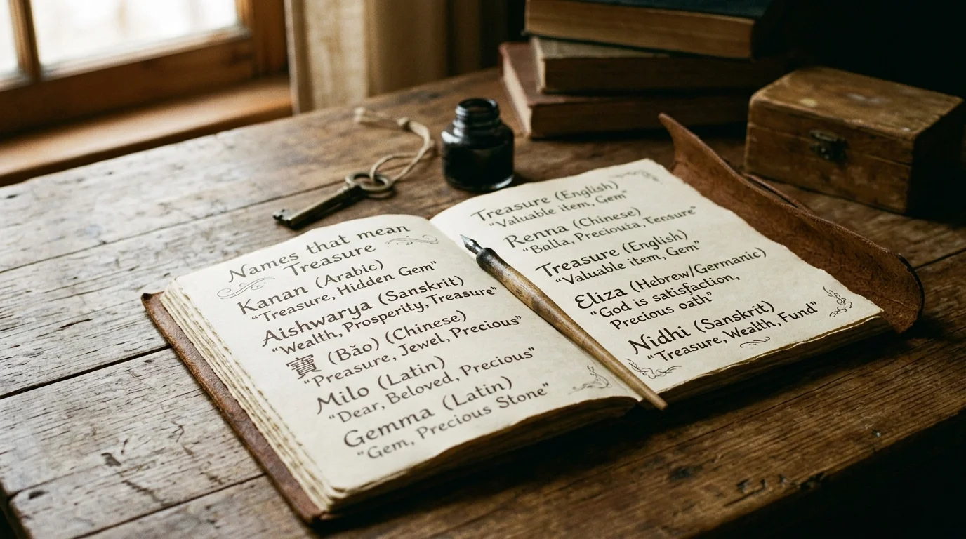 Rare Treasure-Inspired Names