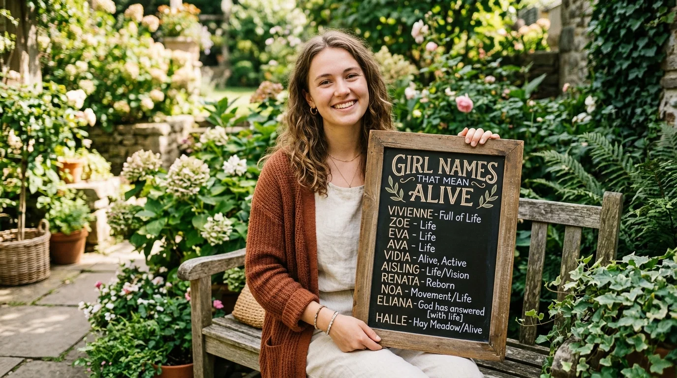 Short Girl Names That Mean Alive