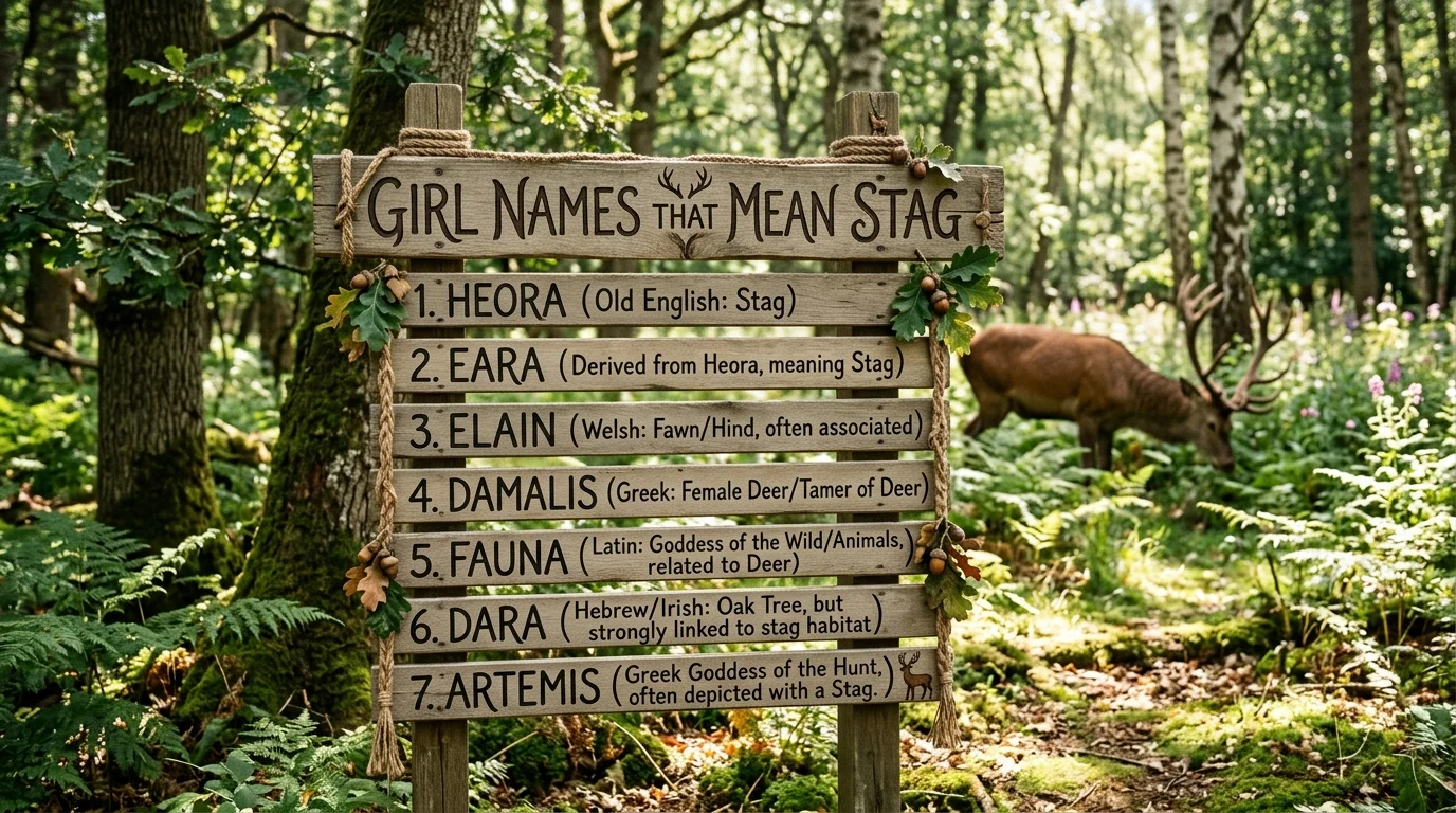Boy Names Inspired by Stags