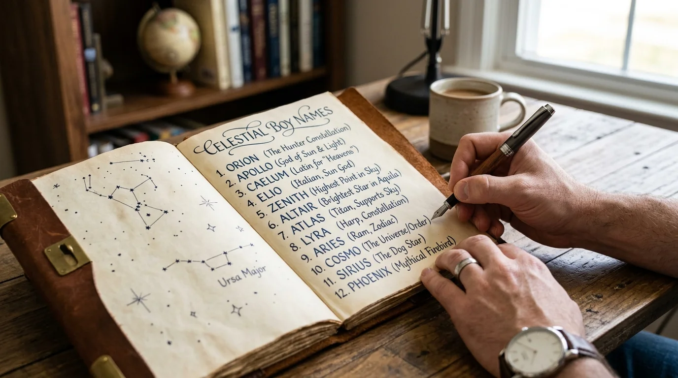 Boy Names That Mean Celestial or Heavenly