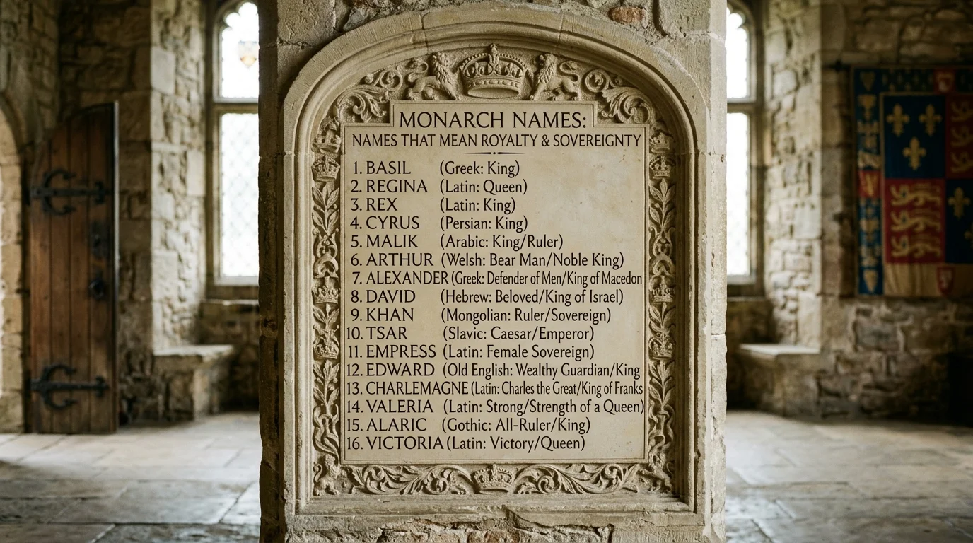 Boy Names That Mean Monarch