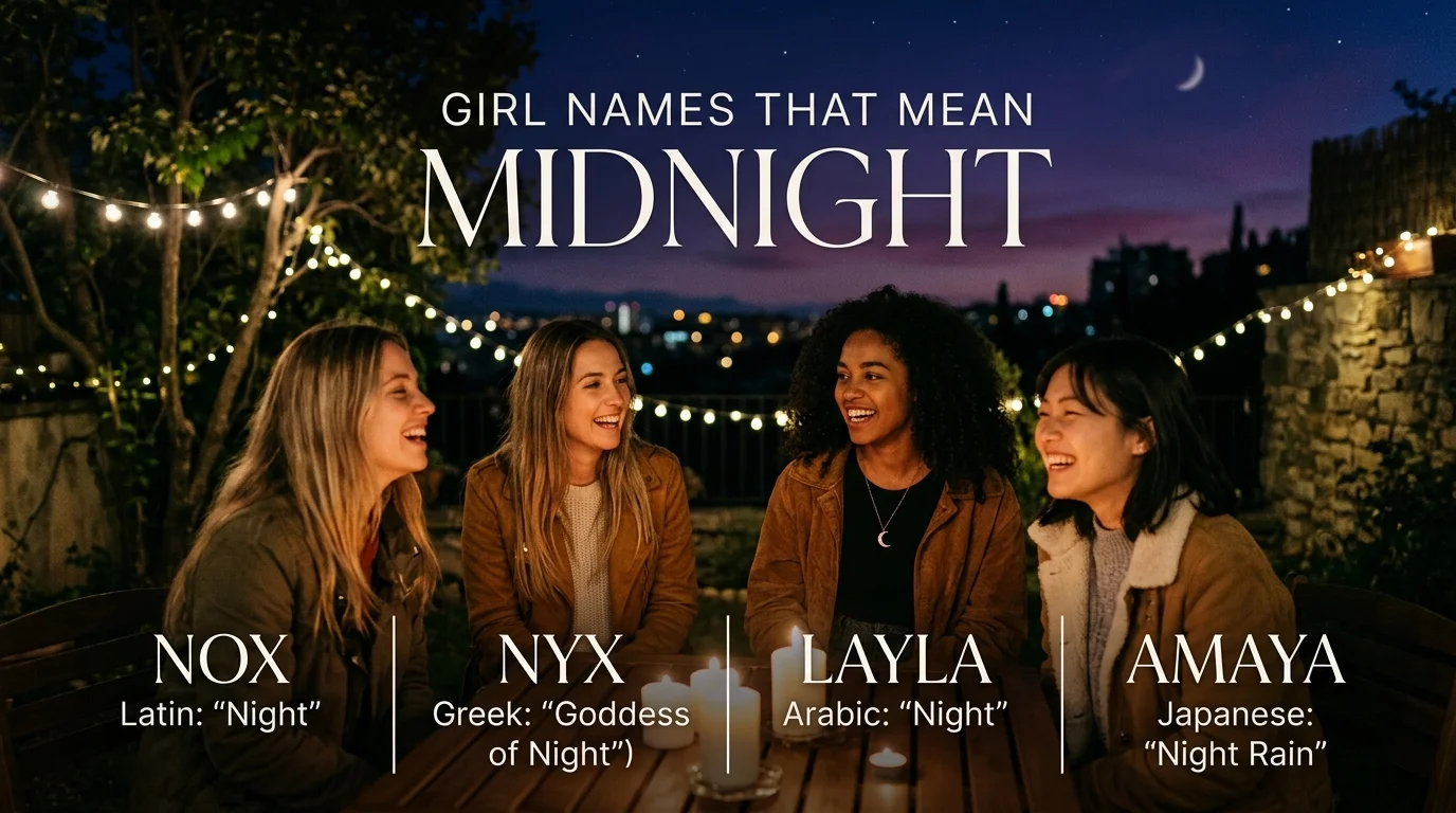 Girl Names Inspired by Midnight