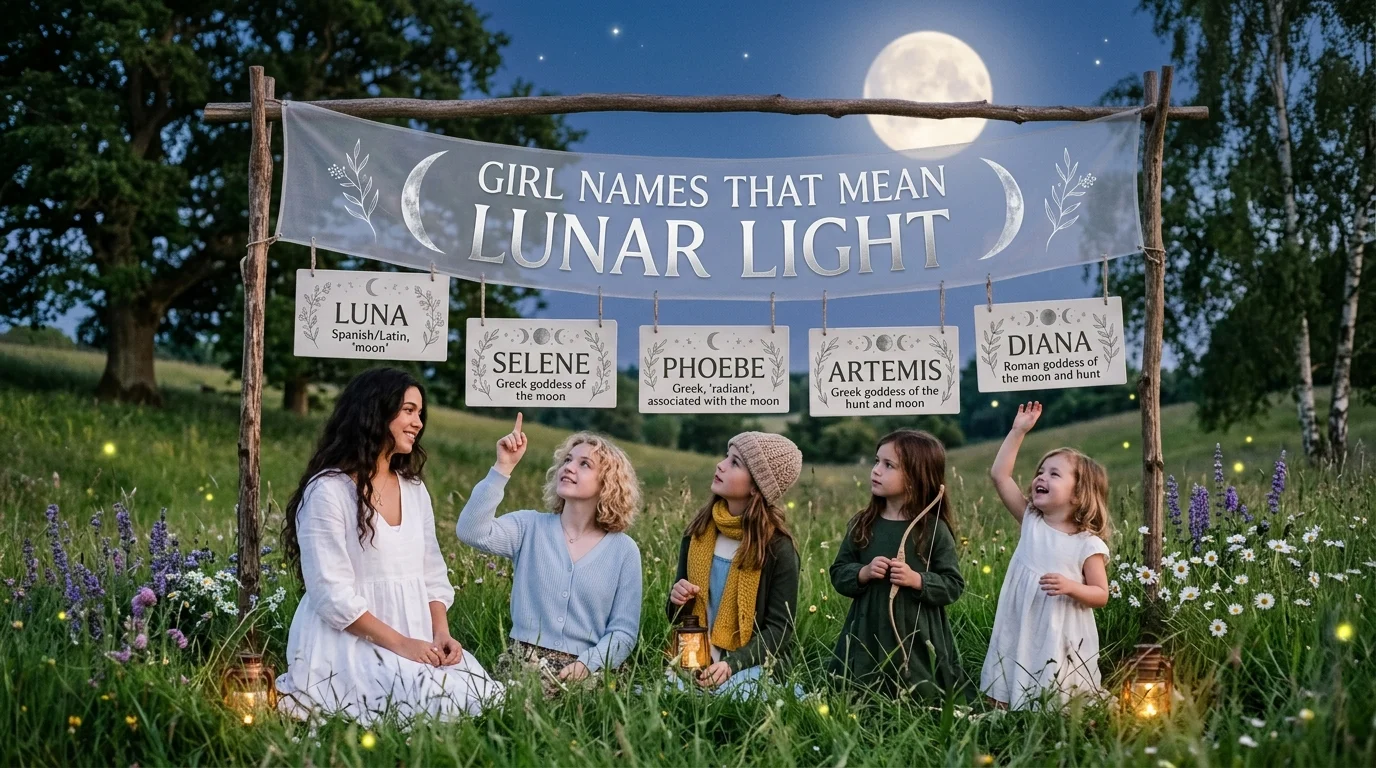 Girl Names That Literally Mean Moon or Moonlight