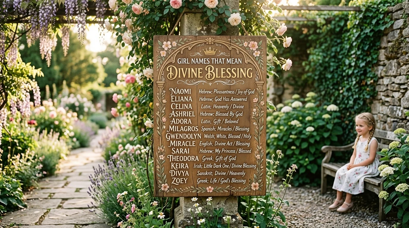 Girl Names That Mean Blessed or Blessing
