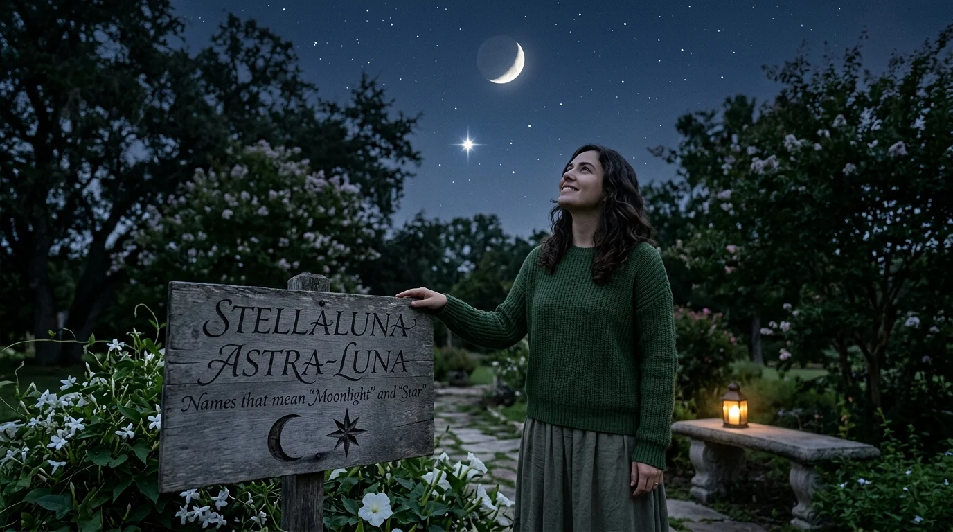 Girl Names That Mean Moonlight or Star
