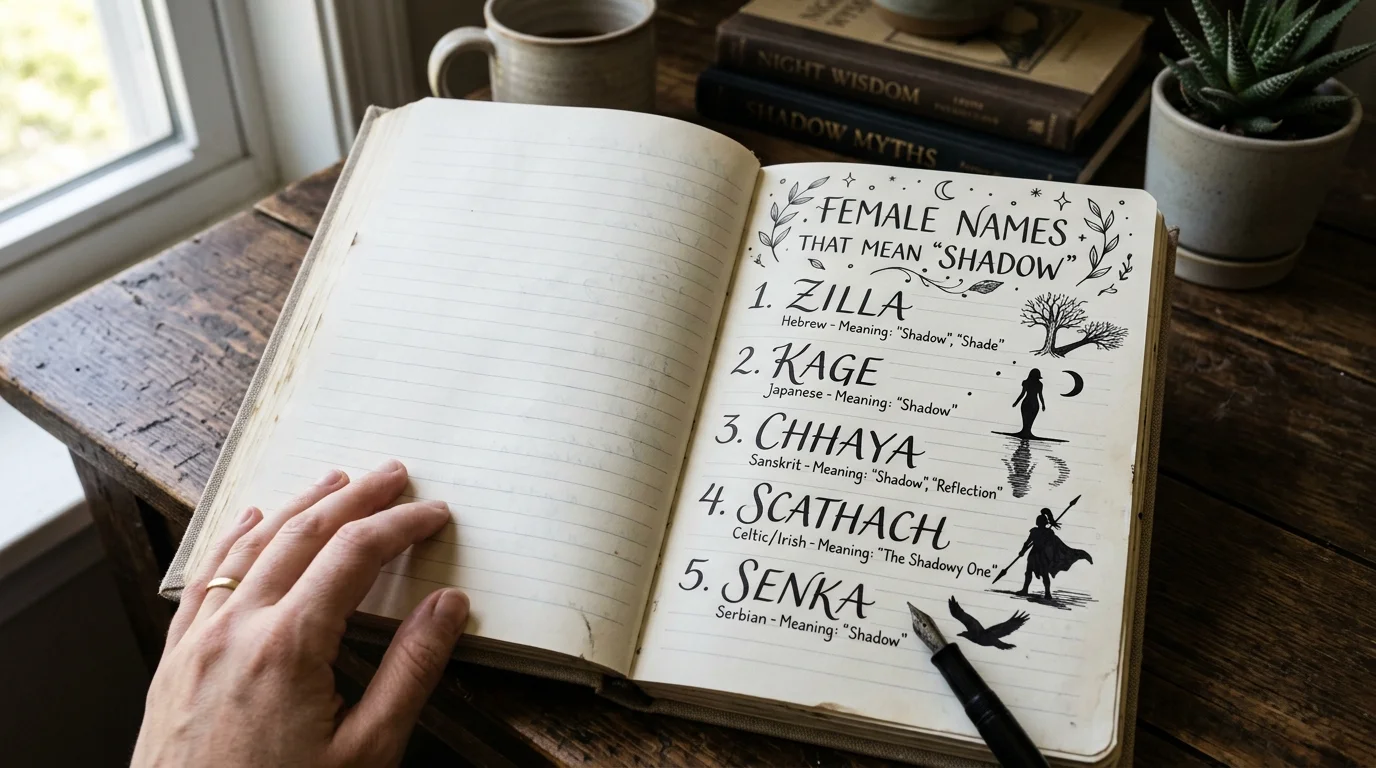 Girl Names That Mean Shadow or Darkness