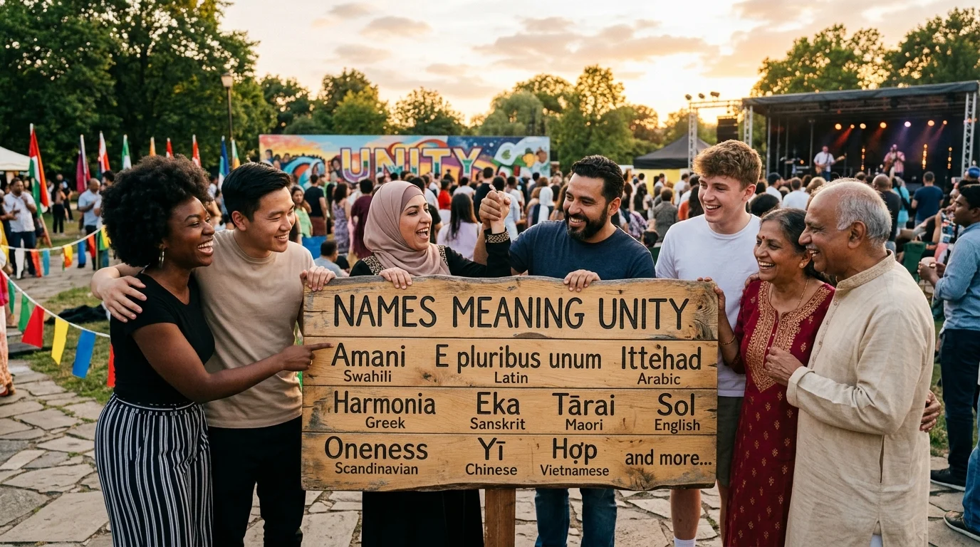 Japanese Names Associated with Unity