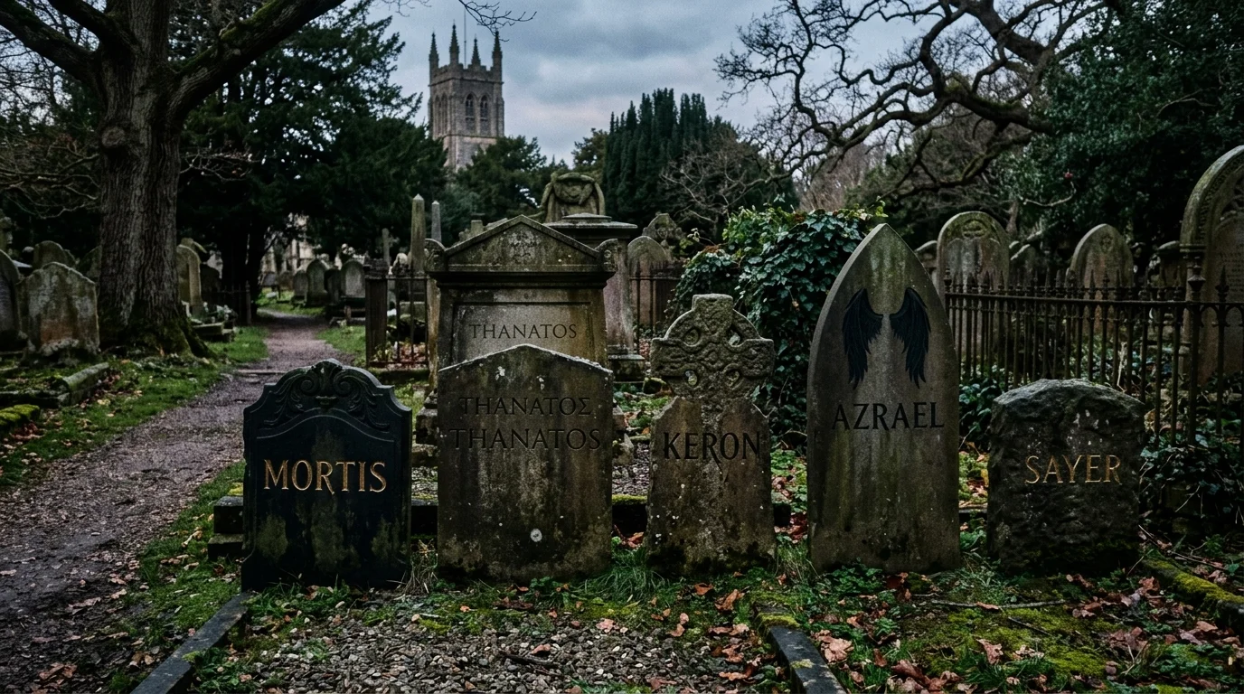Male Names Associated With the Reaper, Death