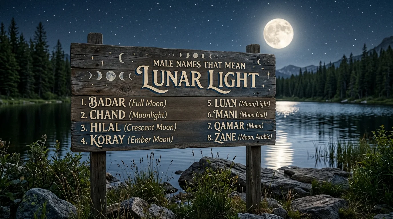 Male Names That Mean Lunar Light or Are Connected to the Moon