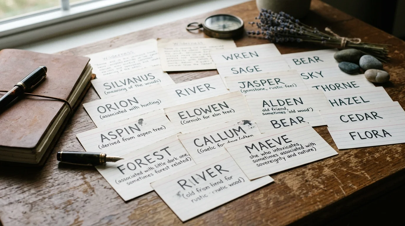 Names That Literally Mean Wilderness