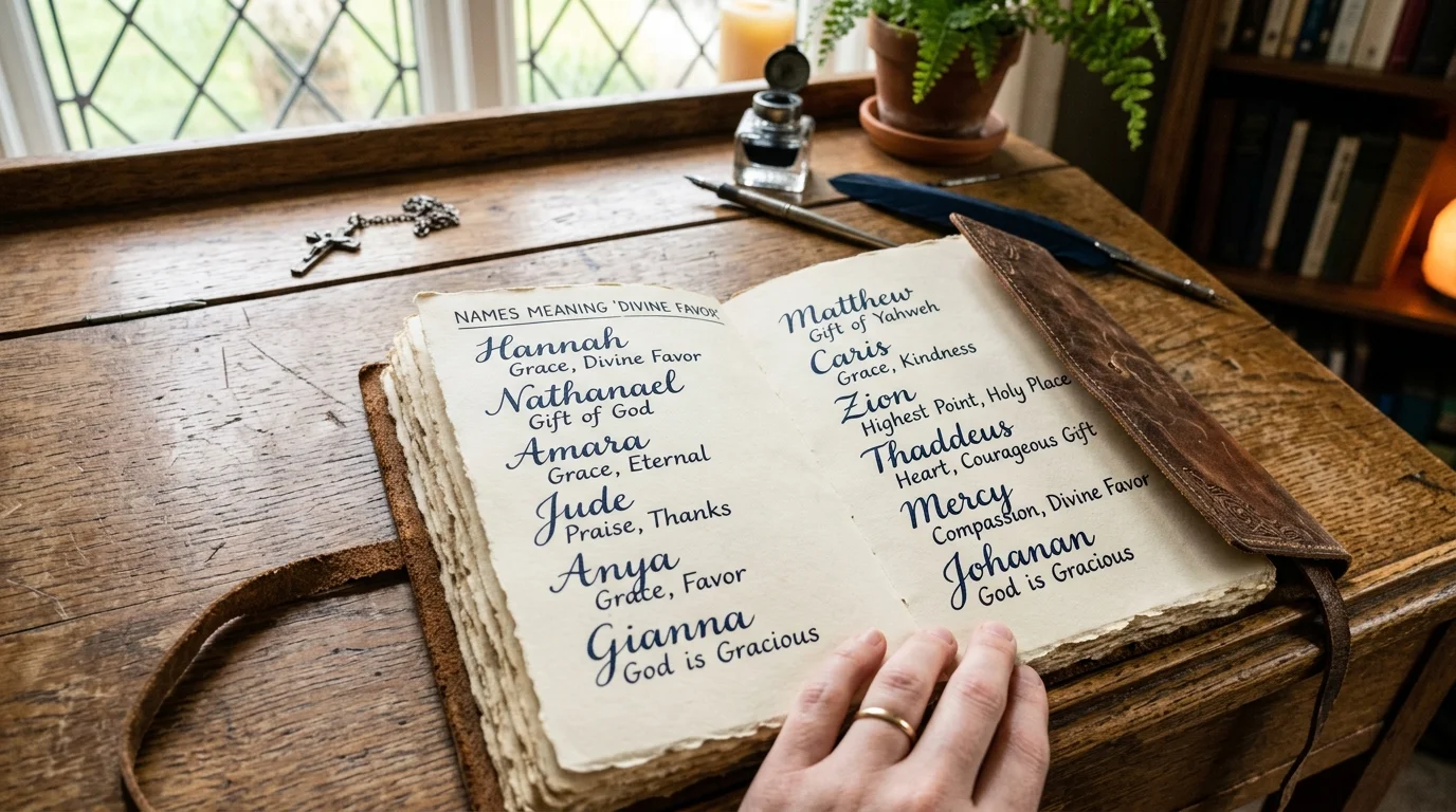 Names That Mean Divine Favor, Grace, or Blessing