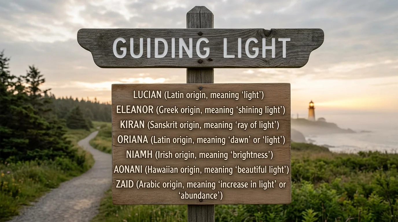 Names That Mean Light, Brightness, or Illumination