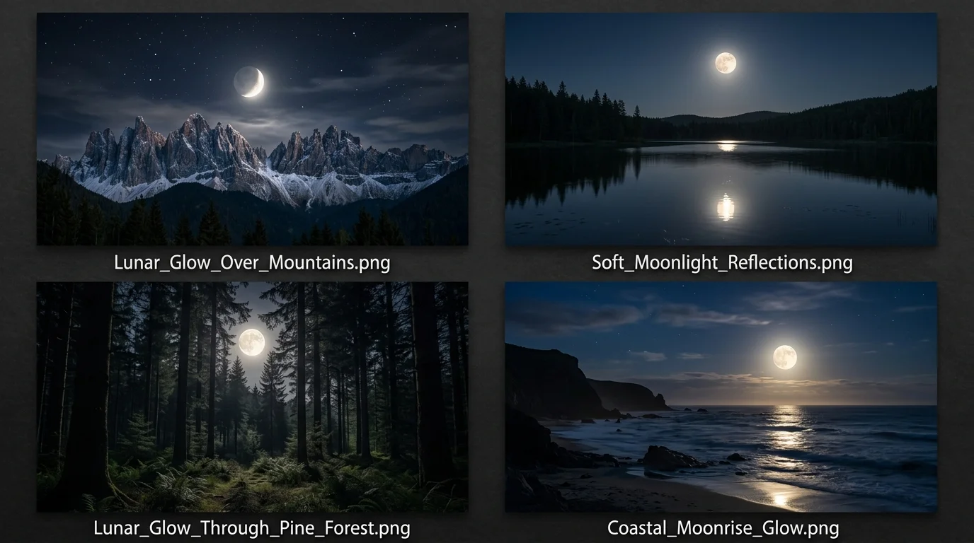 Names That Mean Moon, Moonlight, or Lunar Light