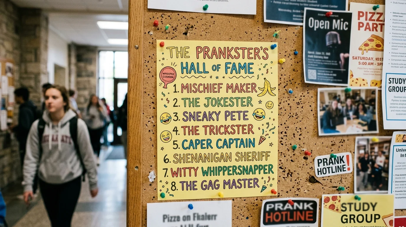 Rare Names Associated With Pranksters
