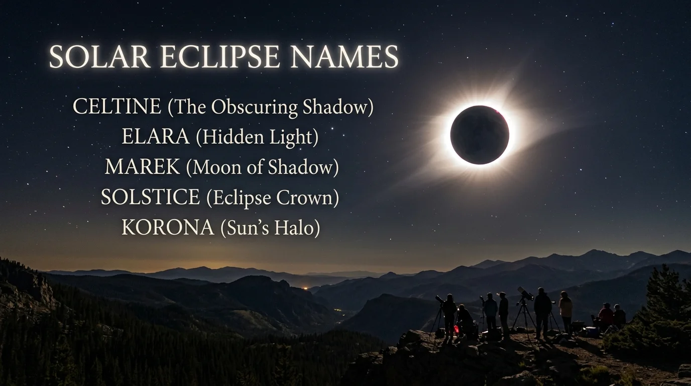 Rare Names Inspired by the Sun and Moon