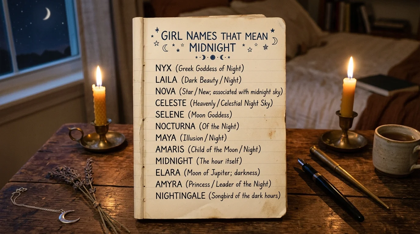Short Midnight-Inspired Girl Names