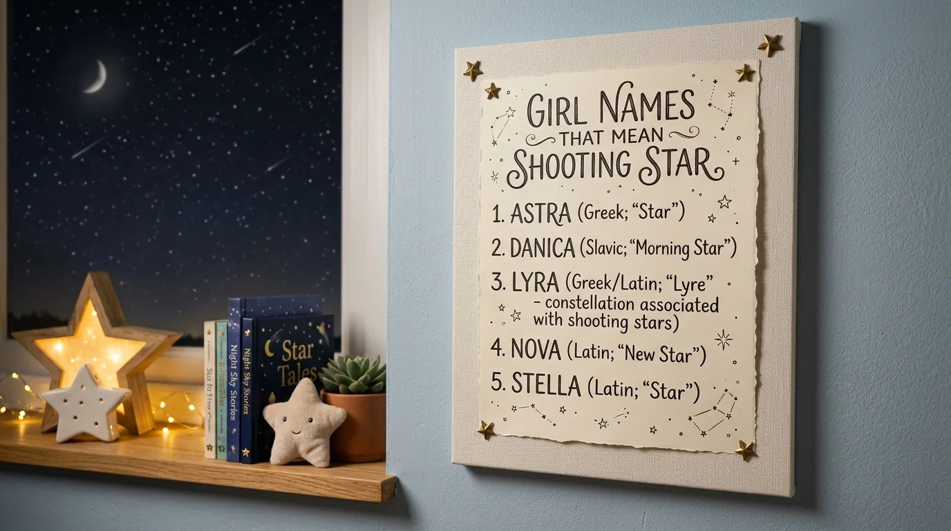 Short Shooting Star-Inspired Girl Names