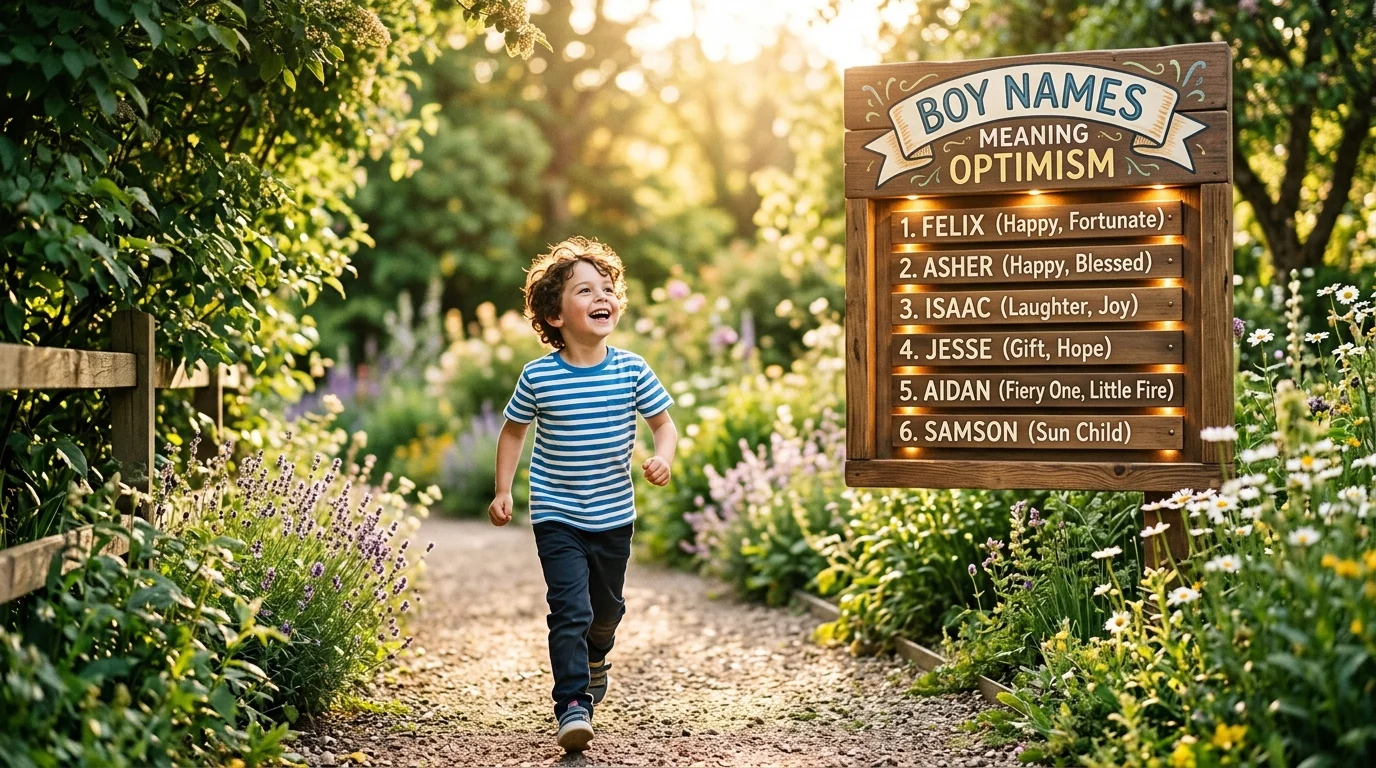 Unique Boy Names That Mean Optimism