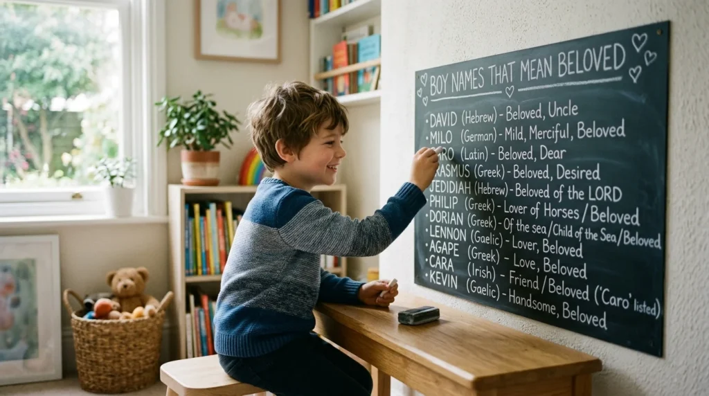 boy names that mean beloved