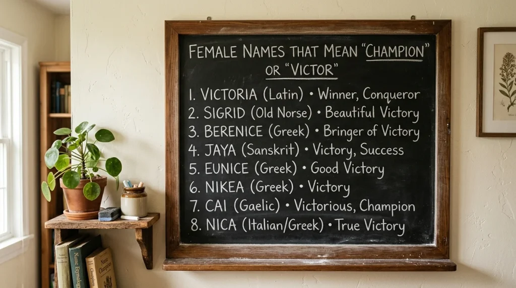 female names that mean champion