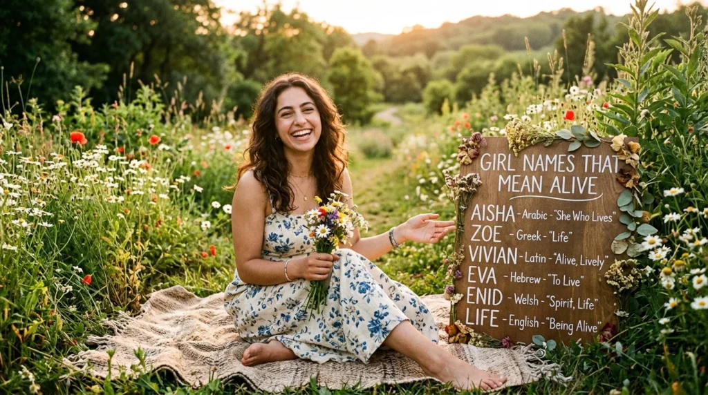 girl names that mean alive