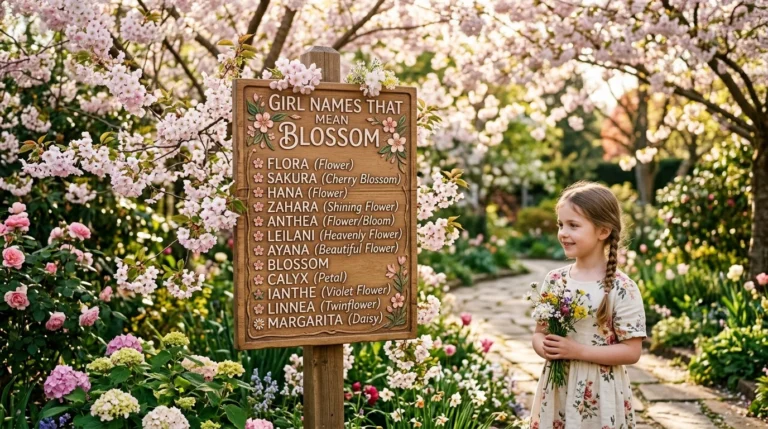 girl names that mean blossom