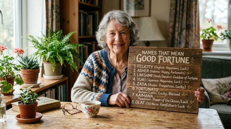 names that mean good fortune