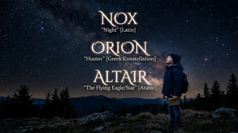 boy names that mean midnight sky