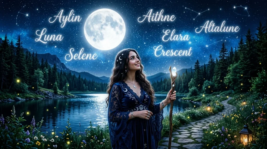 girl names that mean celestial moon