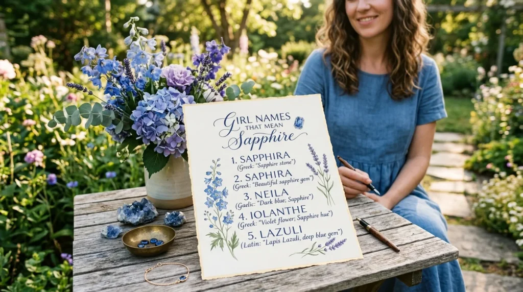 girl names that mean sapphire