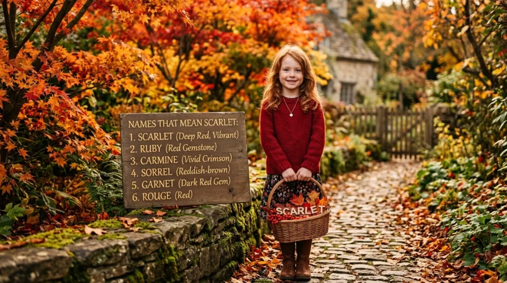 girl names that mean scarlet