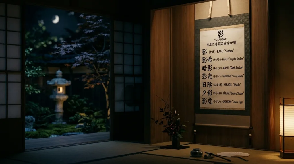 japanese names that mean shadow