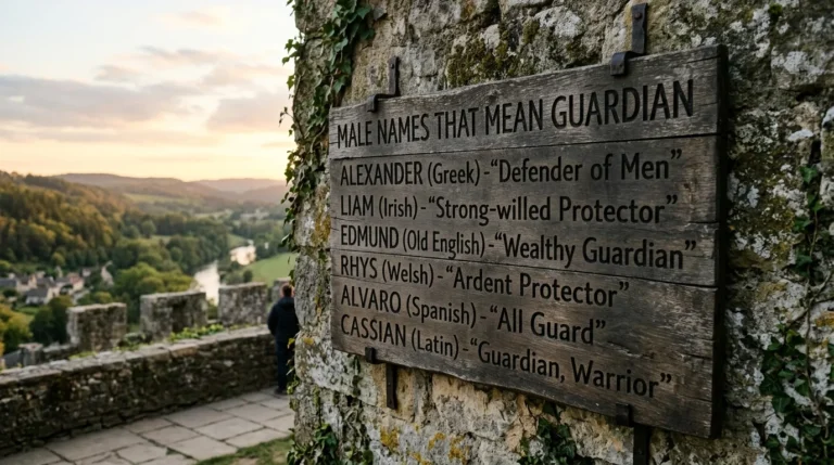 male names that mean guardian
