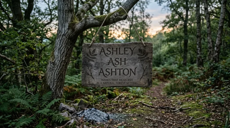 names that mean ash