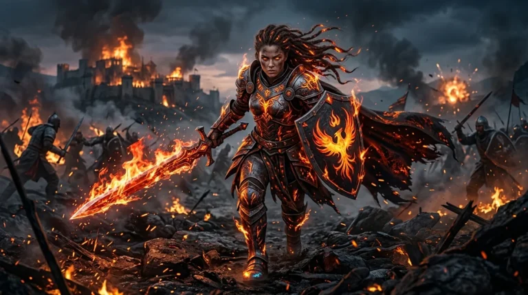names that mean blaze warrior