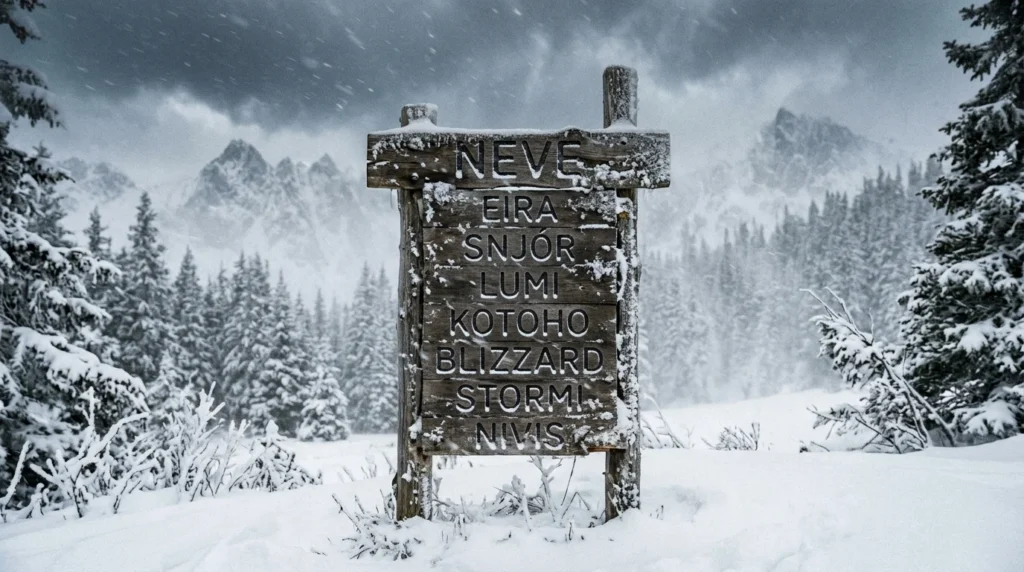 names that mean blizzard