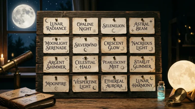 names that mean lunar glow