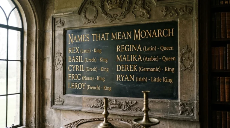 names that mean monarch