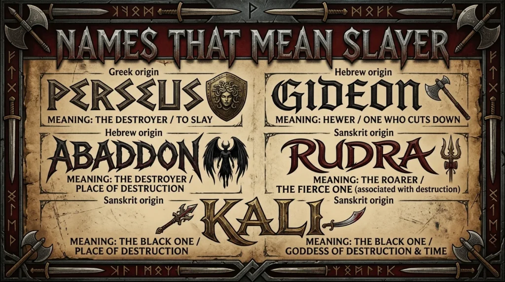 names that mean slayer