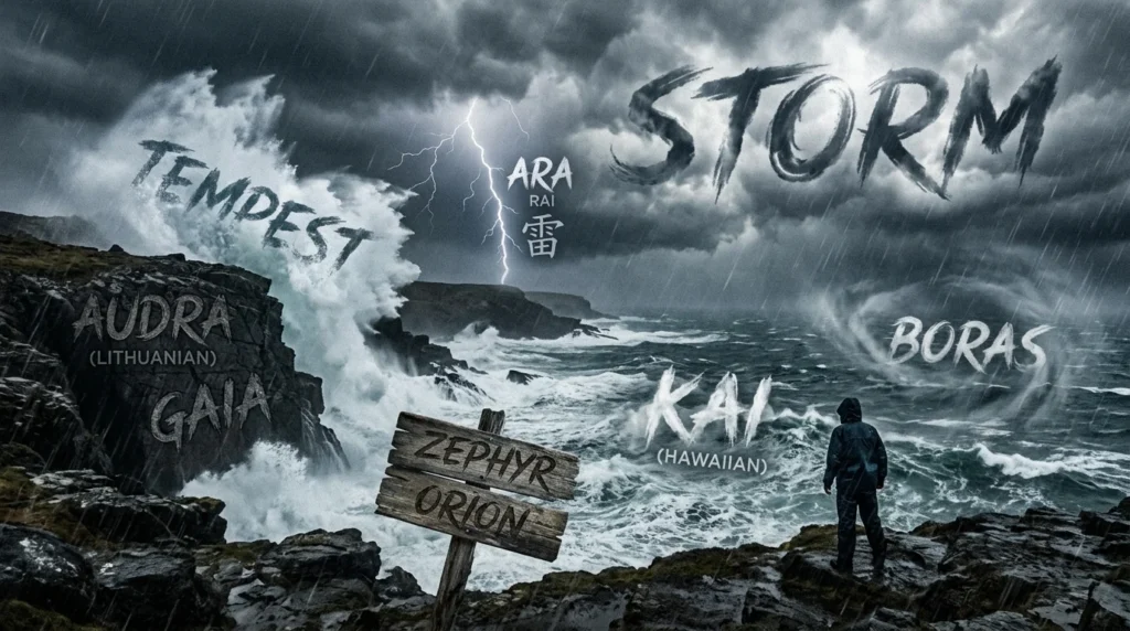 names that mean storm