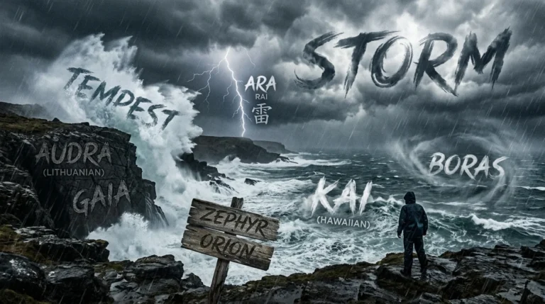 names that mean storm